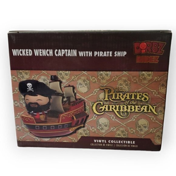 Funko Dorbz Rides No 29 Wicked Wench Captain‎ With Pirate Ship Disney Treasures - Picture 3 of 6